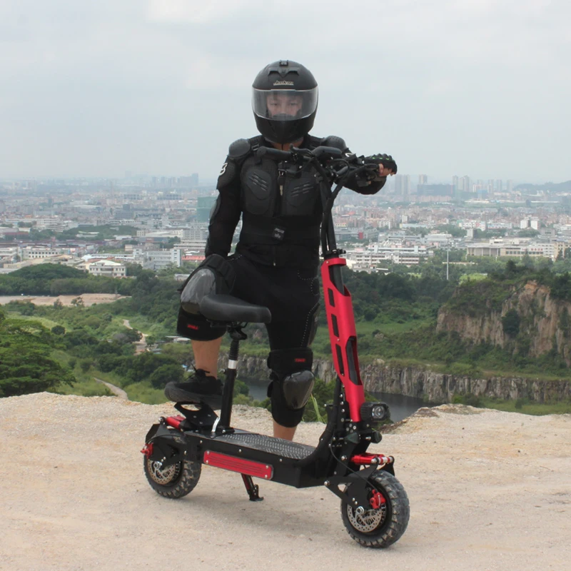 200W liideway T2 e scooter electric 10 inch Off-road Shock Absorbers adults kick ski Electric Scooters