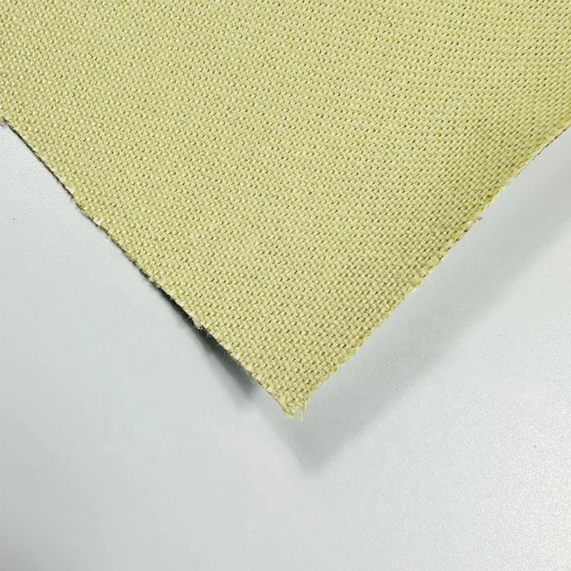 Silver aluminized Para-aramid blend Cloth Heat resistant aluminum foil aramid  fabric