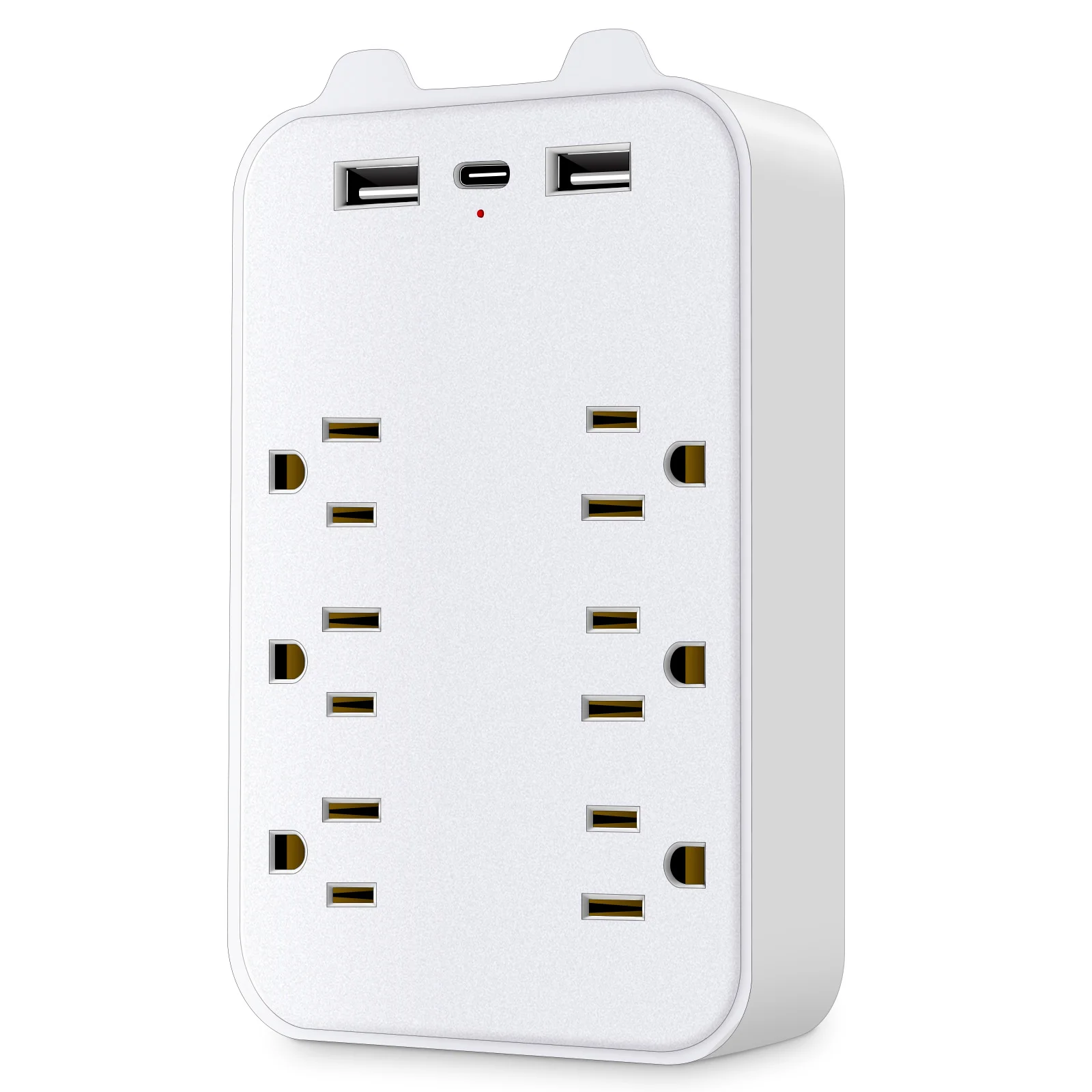 Multi Plug Outlet extender with 4 Electrical socket extender Adapter Wall socket outlet with 3USB ports+1type c