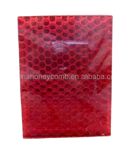 decorative Circular hole Polycarbonate honeycomb core plastic wall panel made in china