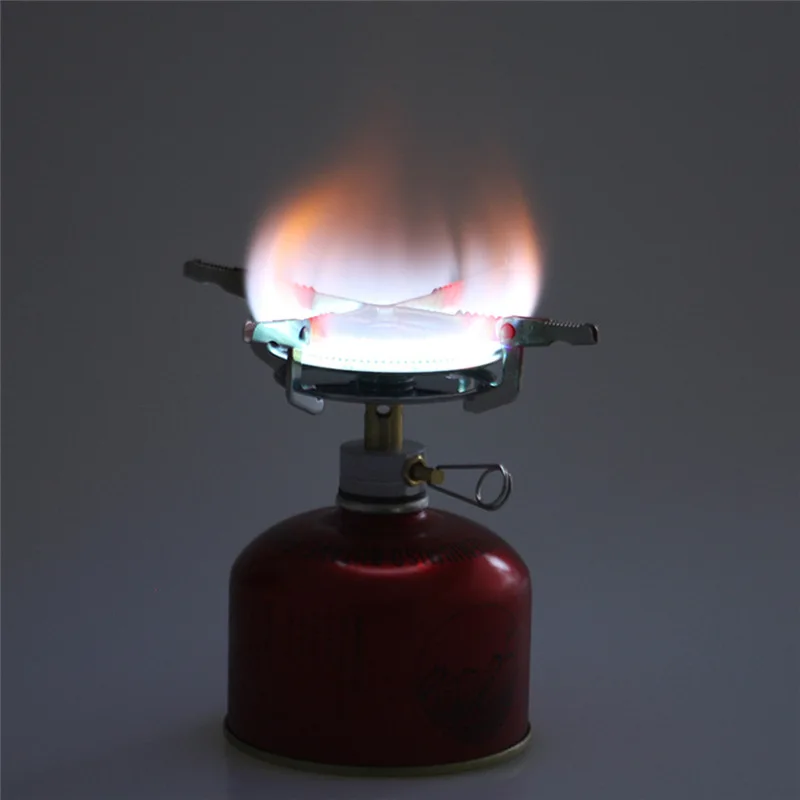 Outdoor Cooking Picnic Hiking  Camping Burner Gas Stove Portable Pocket Stove Small Power stove Head