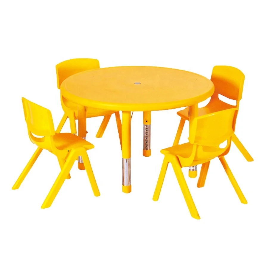 Kids round table chair sets school furniture desk set