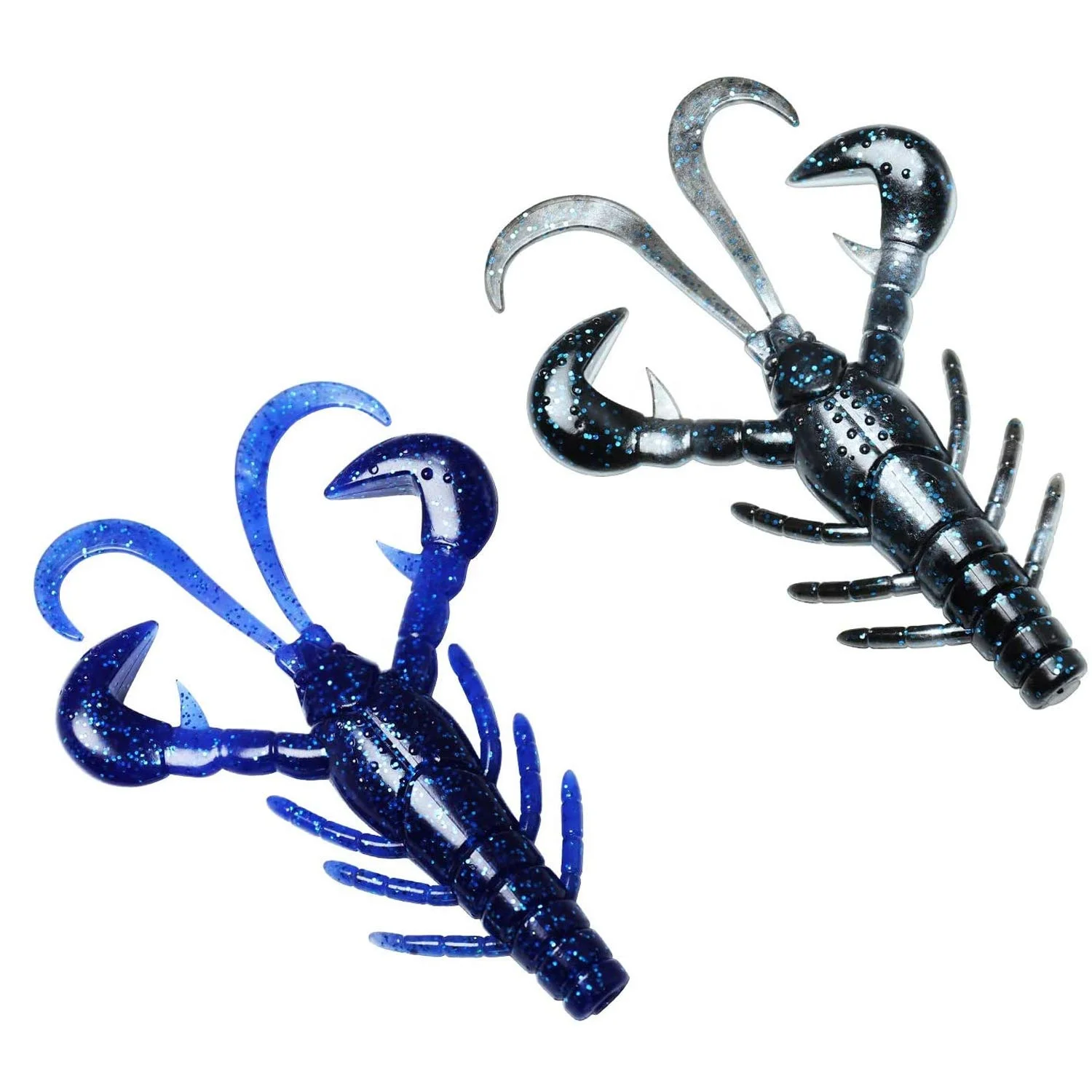 Truscend Amazon Best Seller pike carp pre rigged jig head soft plastic artificial fishing lures bait for saltwater