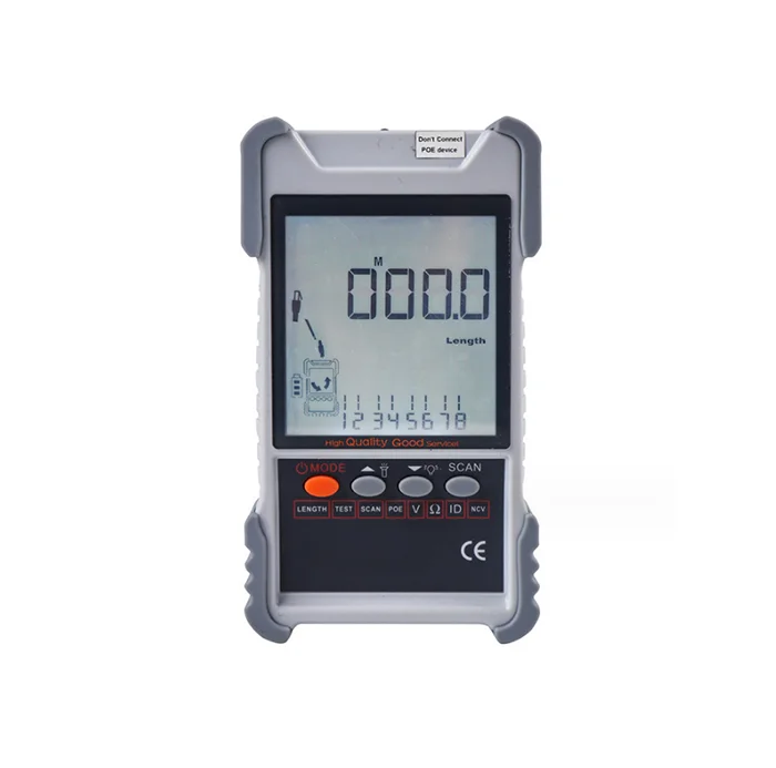 ET616 /ET618 Network Cable Tester Analogs Digital Search POE Test Cable Pairing Sensitivity Adjustable Network Cable Tester