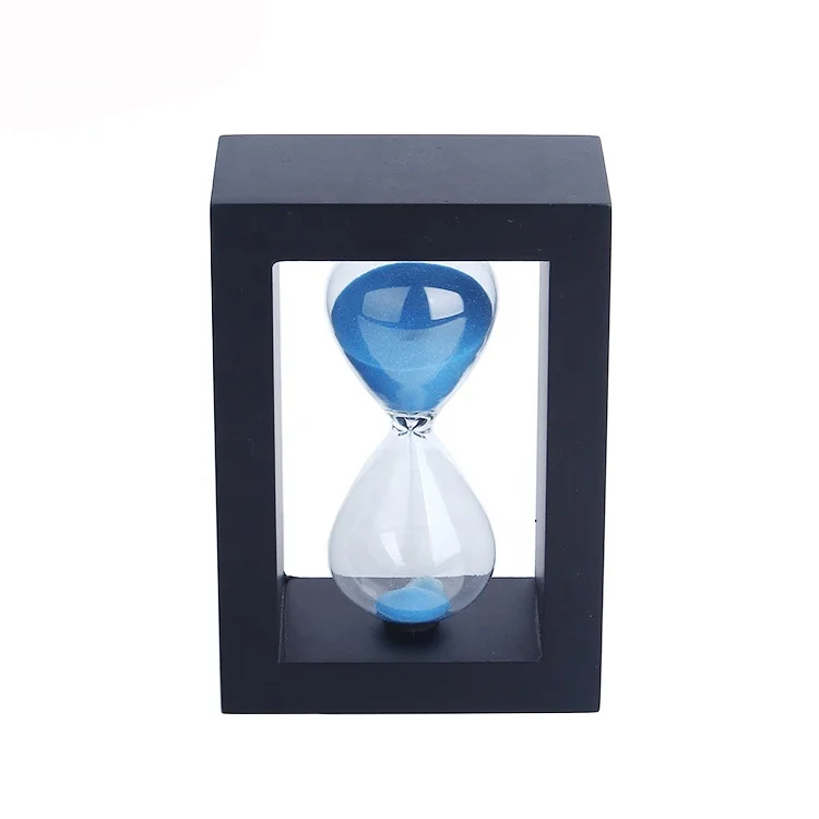 Украшение для дома и офиса песочные часы с белым песочком 1 2 3 5 минут сувениры ручной работы деревянные
