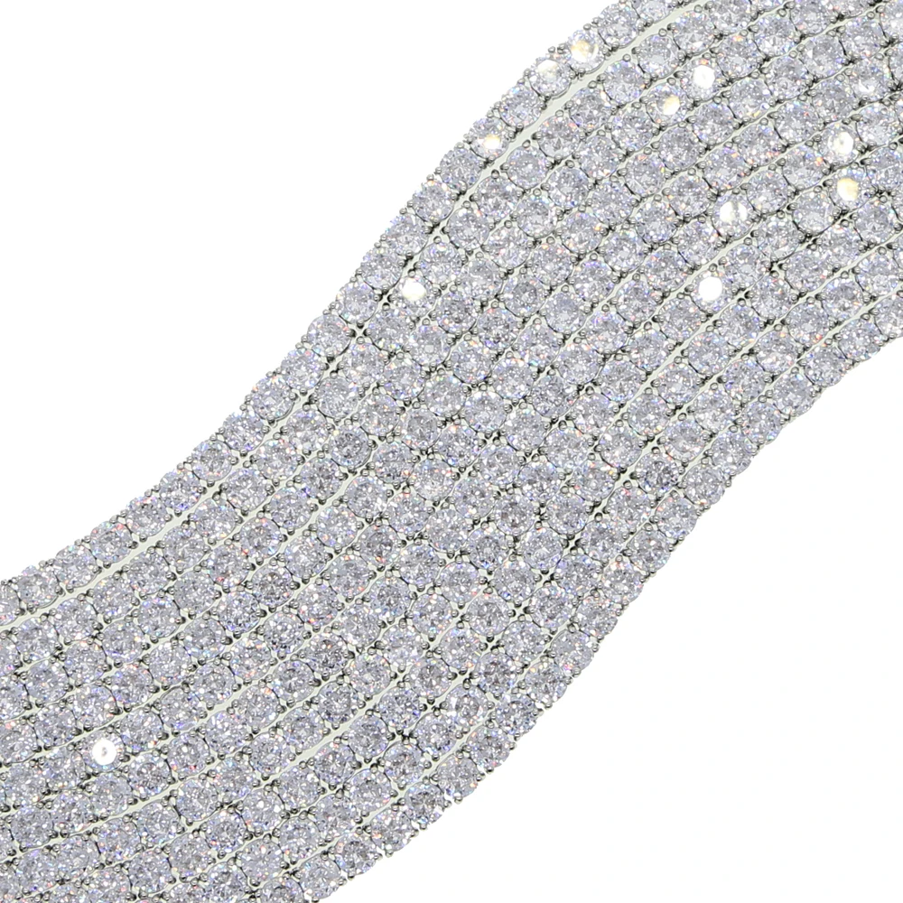 in stock ready to ship iced out bling For women 5A 5mm Cubic zirconia cz tennis bracelet necklace jewelry set