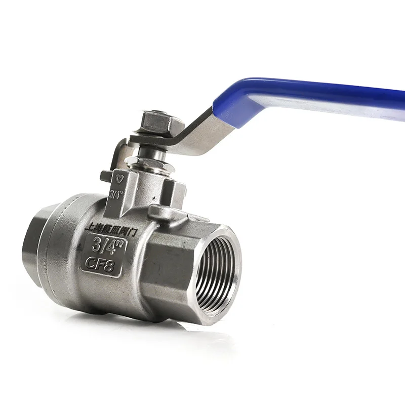 High Quality Floating Ball Valve Stainless Steel 2 Piece Full Port gas thread Ball Valve Maple Evaporators parts