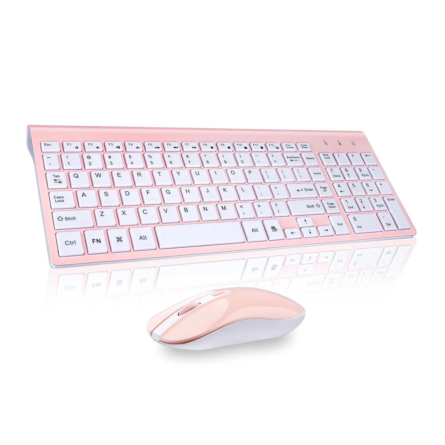 Hot sale computer accessories 2 In 1 good looking and portable wireless mouse keyboard combo