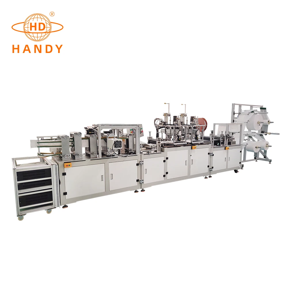Full Automatic Disposable KN95 Face Mask Making Machine Folding Type Face Dust Mask Making Machine