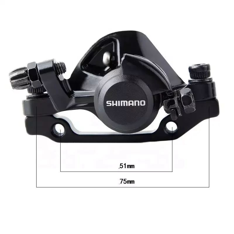 SHIMANO Tourney BR-M375/BR-TX805 bicycle Mechanical Disc Brake Calipers with Resin Pads M375 caliper TX805 with Bolts