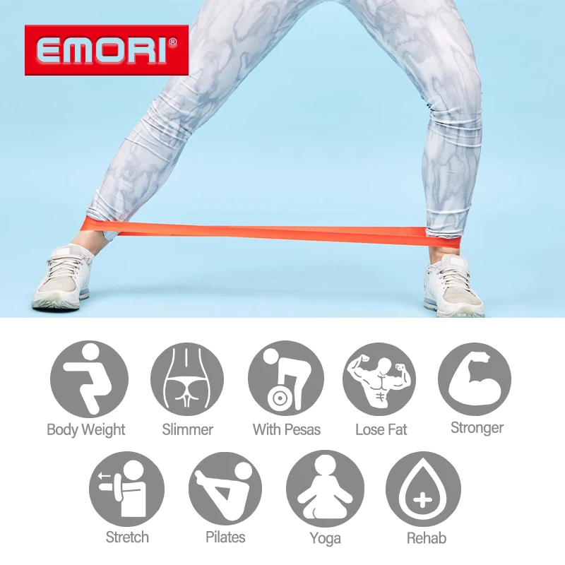 Hot Sale TPE Elastic Stretch Band Versatile Uses Workout Sport Resistance Band with Custom Logo