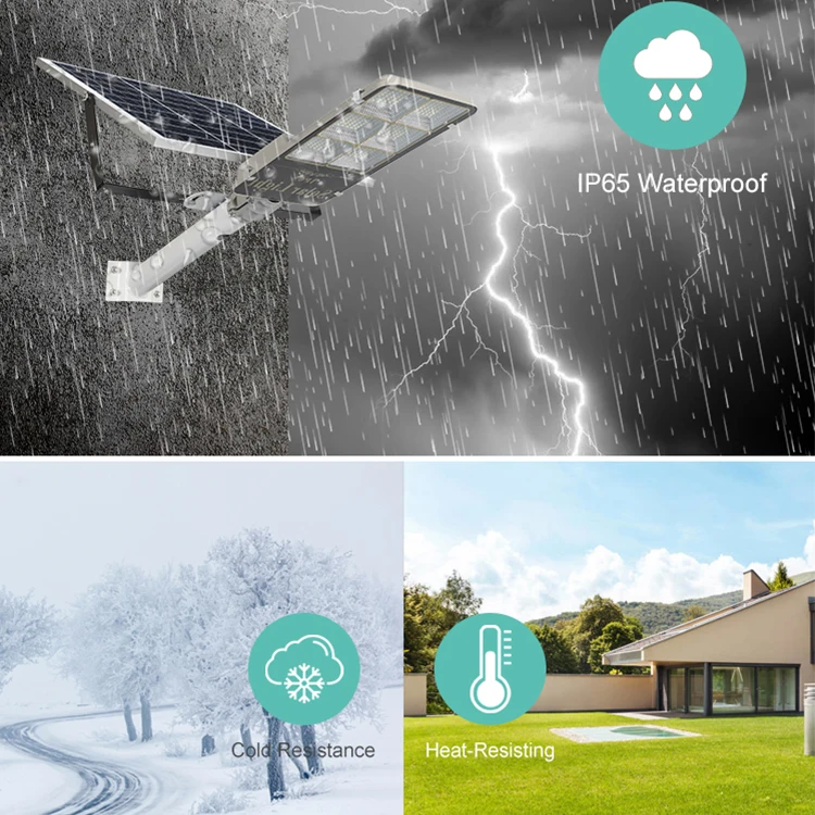 
Super Brightness Aluminium Ip65 Waterproof Motion Sensor Outdoor 30w 60w 100w 200w 300w LED Solar Panel Street Light 