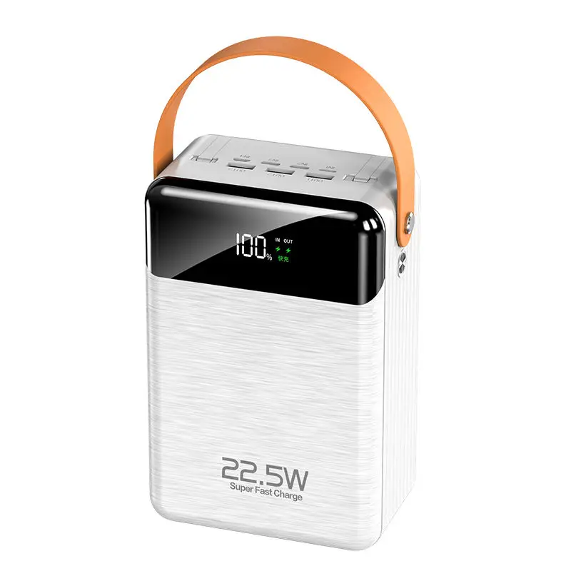 Larger capacity 50000mah  60000mah  power bank outdoor portable power station 80000mah pd 22.5w fast charging powerbank