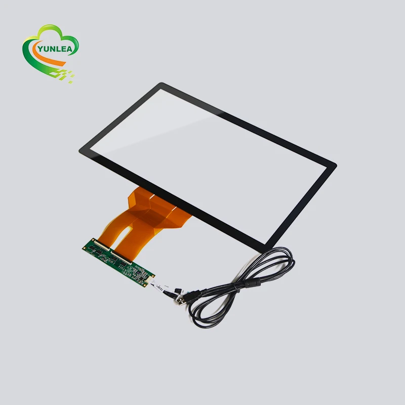 Glass Glass Structure 27 inch Multi Touch Capacitive Interactive Touch Screen Overlays