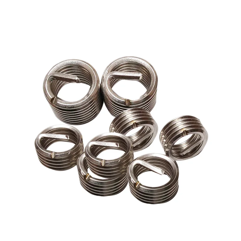 304 Wire Thread Insert Left Hand Thread Inserts M3 Stainless Steel Fasteners Screw Thread