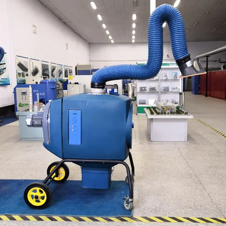 Industrial vacuum dust collector welding fume extractor smoke filter with suction arm,Laser Co2 Laser Cutting Fume Extractor