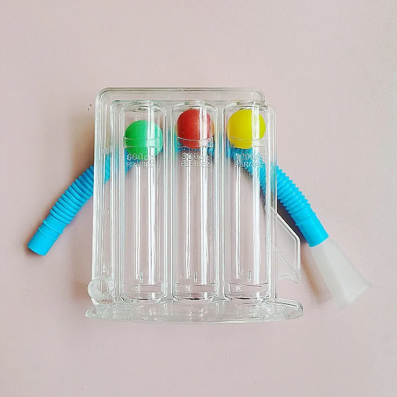 3 Balls Breath Measurement System Washable Lung Function Exercisers Durable Lightweight for Improvement Rehabilitation Equipment