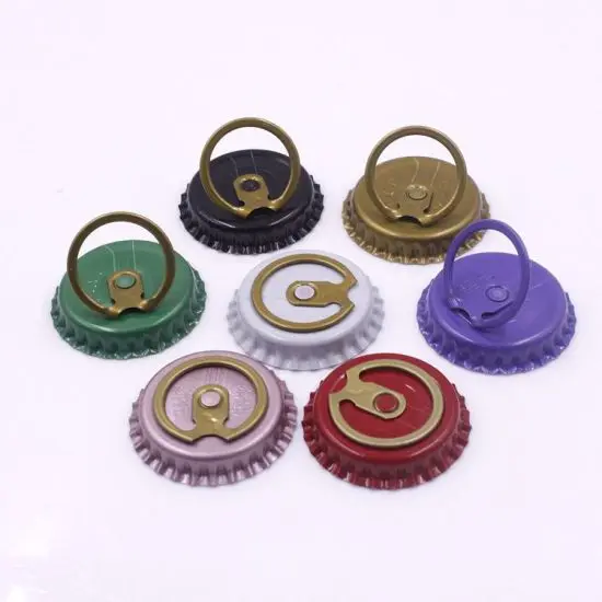 26 mm Tinplate Metal Easy Open Cap for Beer Glass Bottle 26mm Pull Ring Crown Lids