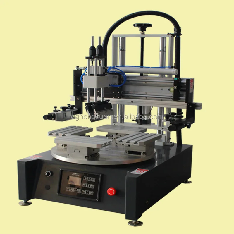 desktop semi auto screen printing machine for plastic ruler