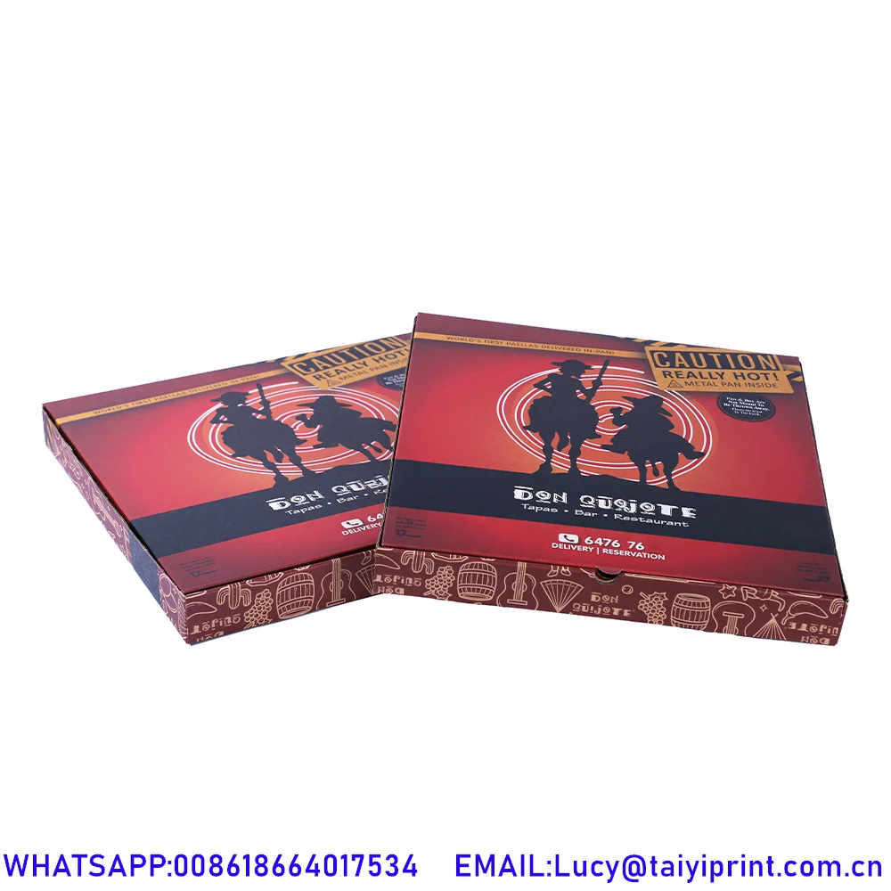 Sale China Wholesale Blank Corrugated Pizza Box Design Reusable Round Paper Pizza Box In Turkey