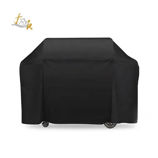 
Outdoor grill cover Oxford cloth waterproof and dustproof black grill cover 