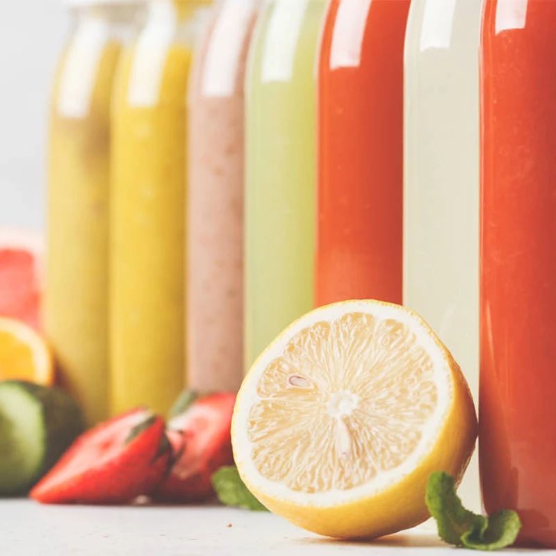 280Ml Cheap Price Transparent Pet Plastic Customized Lemon Juice Concentrate Bottles