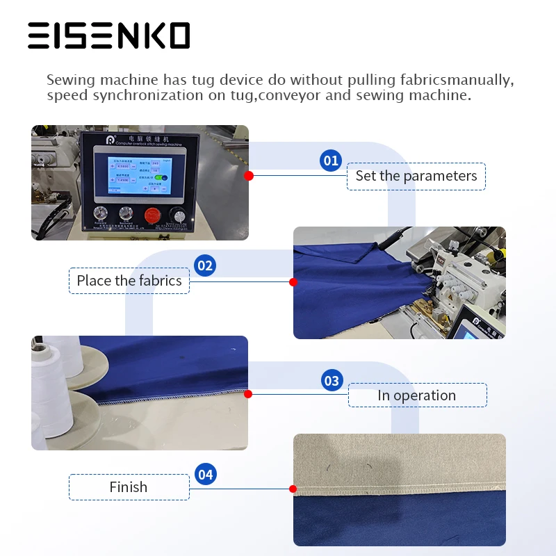 Cheap Chinese Manufacturer   Computer Curtain Joint Overlock Stitching Machine