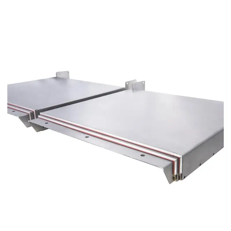 Superior Quality Cnc Steel Telescopic Cover Rubber Strips Telescopic Steel Covers