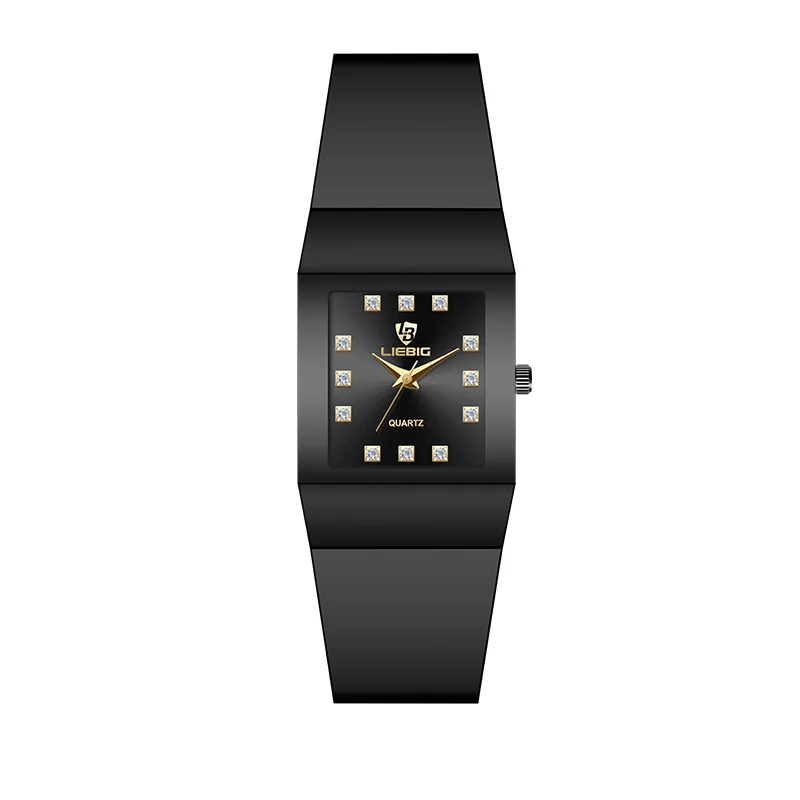 Skmei L1019 Diamond Women Watches Gold Quartz Ladies WristWatches Silicone Strap  Clock Female Watch relogio feminino