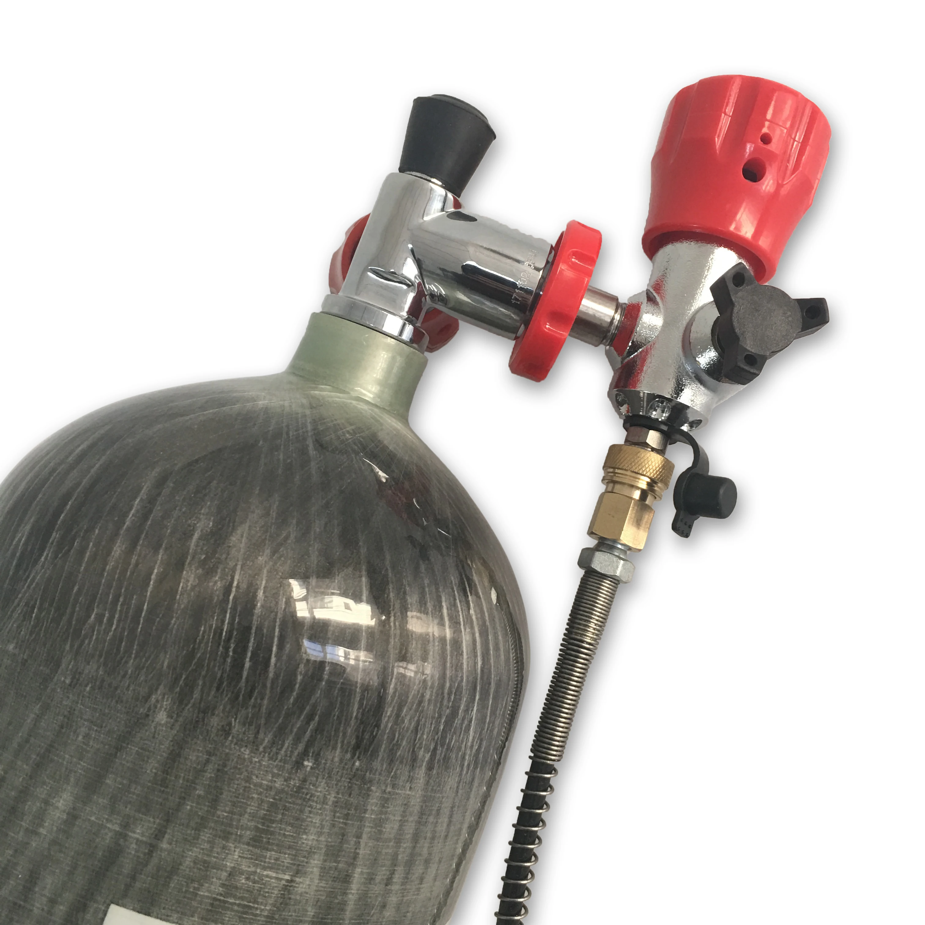 4500 Psi High Pressure Air Compressor Carbon Fiber Hydraulic Cylinder