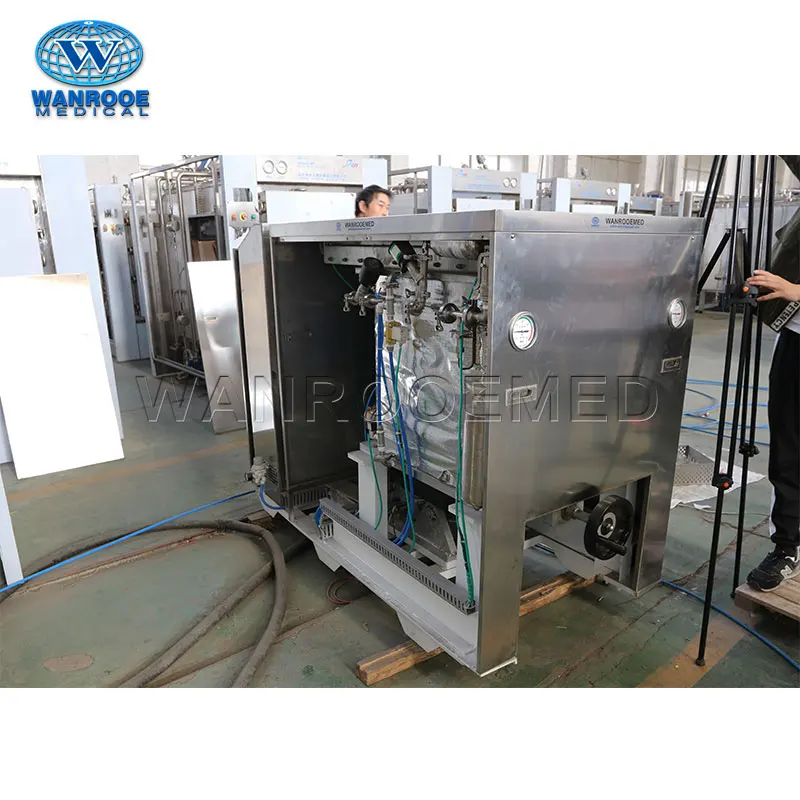 Китайский автоматический паровой стерилизатор для Шредера с управлением PLC, автоклавная машина для медицинских отходов