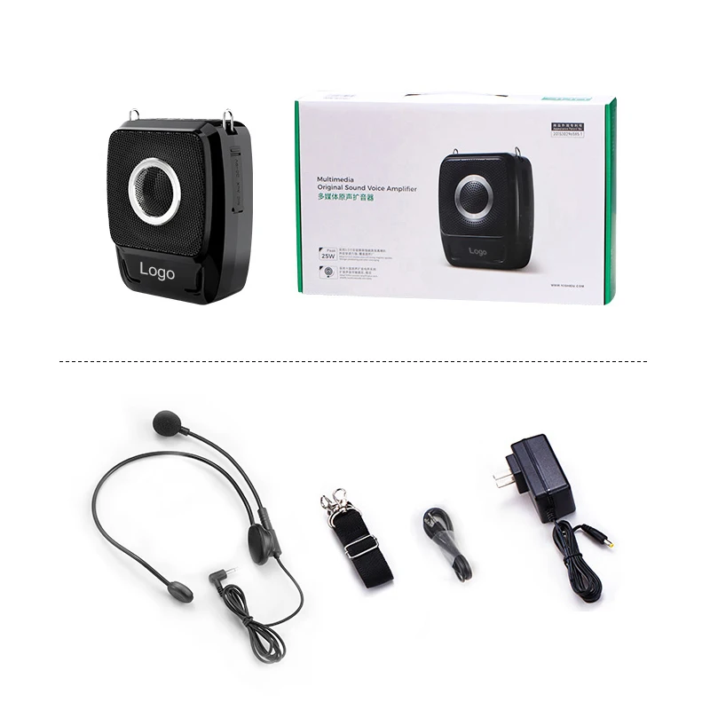 Shidu 25W Loud Sound ECHO Bluetooth Portable PA Speaker Headset Microphone Recording Teacher Voice