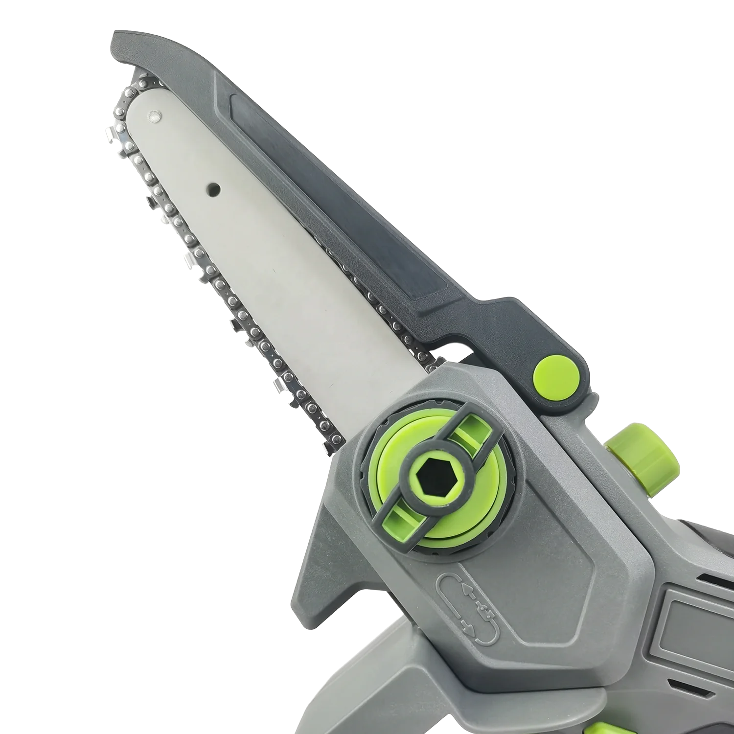 Professional 18v Lithium Battery Powered Brushless Tool-Free Cordless Chainsaws Rechargeable Wood Cutting Mini Chain Saw Machine