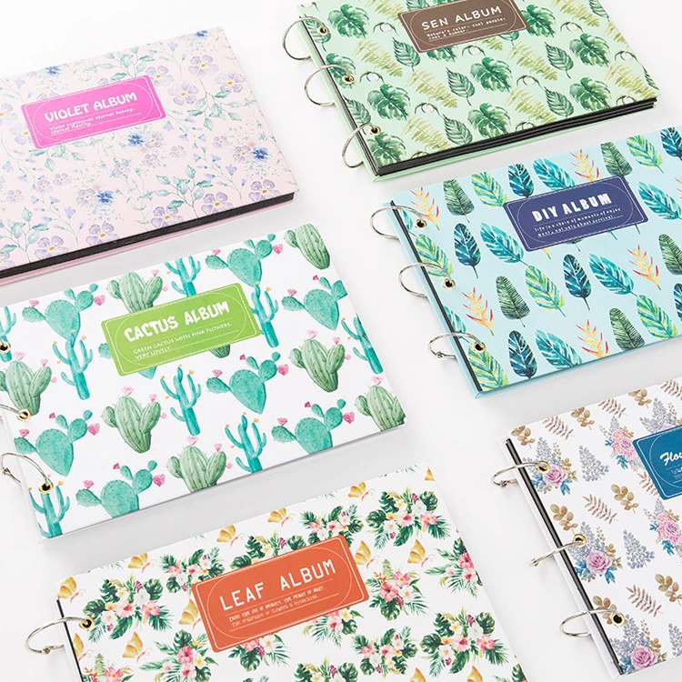 18.7*26.7*1.5cm Photo Albums Scrapbooking Forest Series Handmade Scrapbook Paper Christmas Scrapbook Album