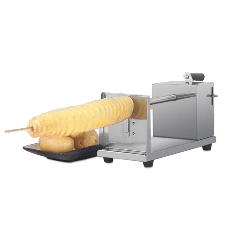 Commercial Manual Potato Cutter Machine potato tower slicer industrial spiral cutter potato peeler snacks slicer