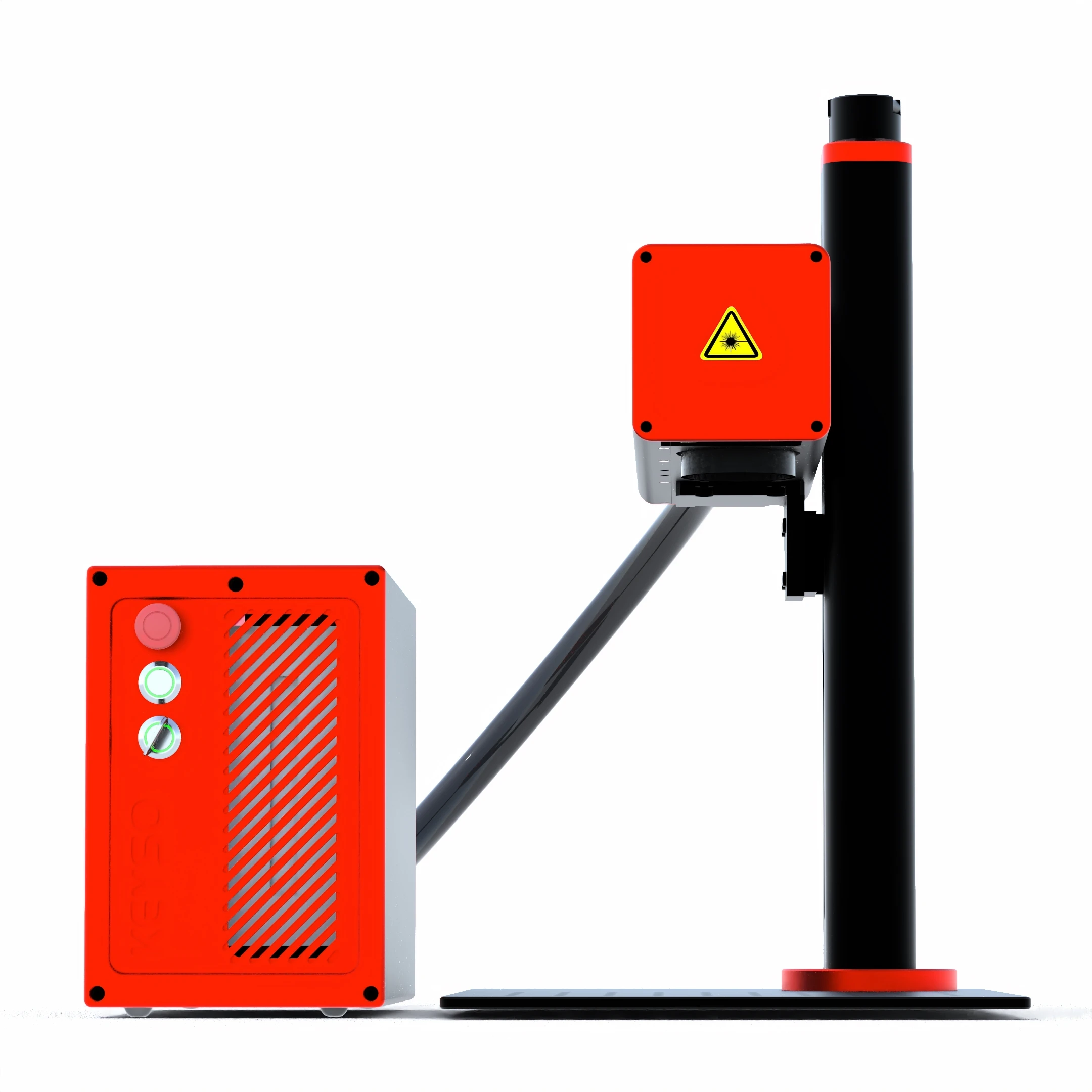 KS60 MOPA  60W MOPA fiber laser marking machine color marking on stainless steel Jpt laser source lightburn supported