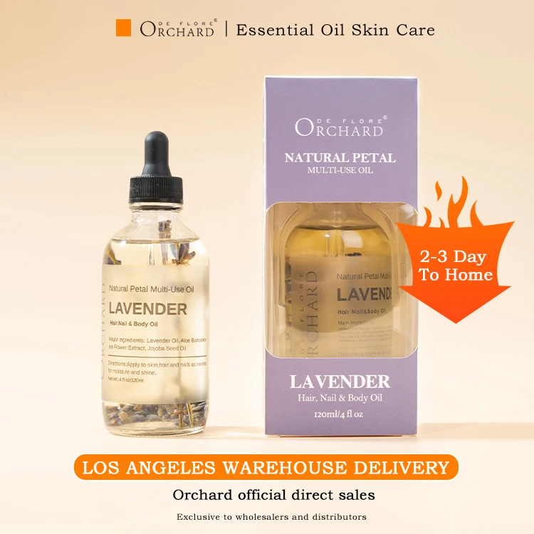 French Orchard 100% pure essential oil wholesale organic mosquito sleep aid repair acne fragrance face skin lavender oil