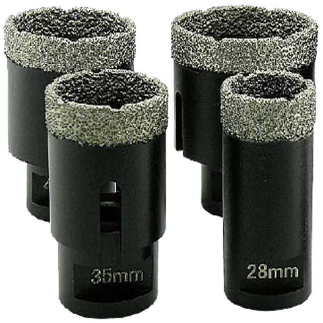 2021 Fasdiam Factory directly wholesale Vaccum Brazed 28mm/35mm abrasive tools drill bits diamond setting tools