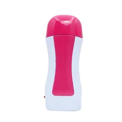Pink 100 G Depilatory Roller warm Wax Heater/depilatory Roll On Wax warmer hand held single roller wax machine