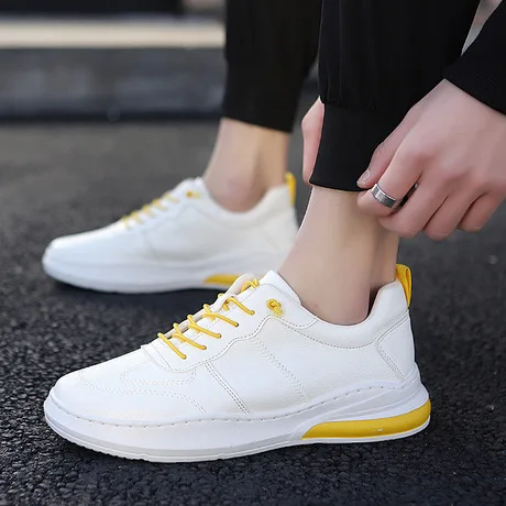 Wholesale New Summer  Fashion White Sneakers Breathable Casual Sports Shoes Men