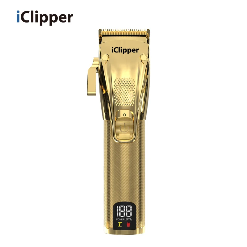 iClipper-K33s New Arrival Cordless Professional  Hair Trimmer Electric Metal  Hair Clippers