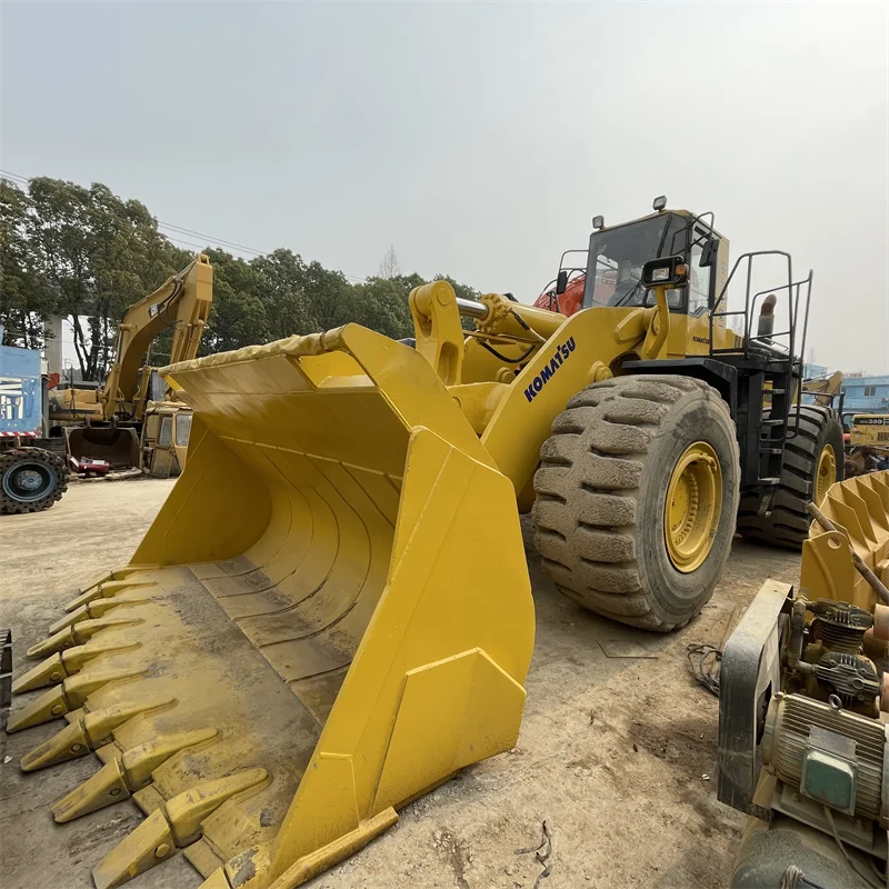 Wa600-3 колесный погрузчик komatsu для строительства 12 тонн модель 600 мощный фронтальный wa600-6