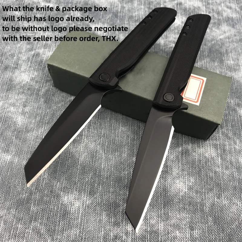 LCK+ 3802K G10 Handle Folding Pocket Knife Camping Survival EDC Self Defense Tactical Knife