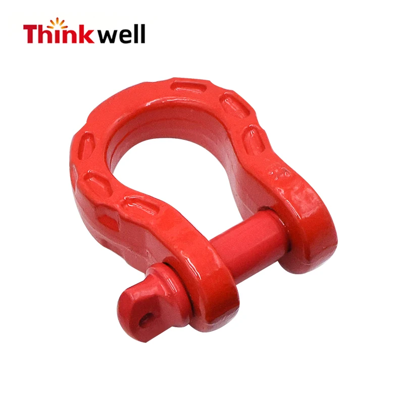 Hot Selling 4.75T US Type Bow Shackles Customized Off Road Heavy Duty Hitch Trailer Shackle