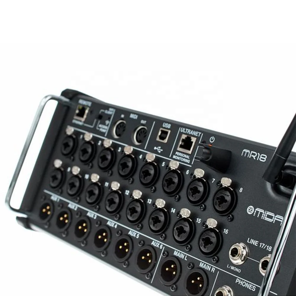 Midas MR18 Digital Mixer Pa Sound System Music Equipment 18-Channel Digital Console For Stage Live Show