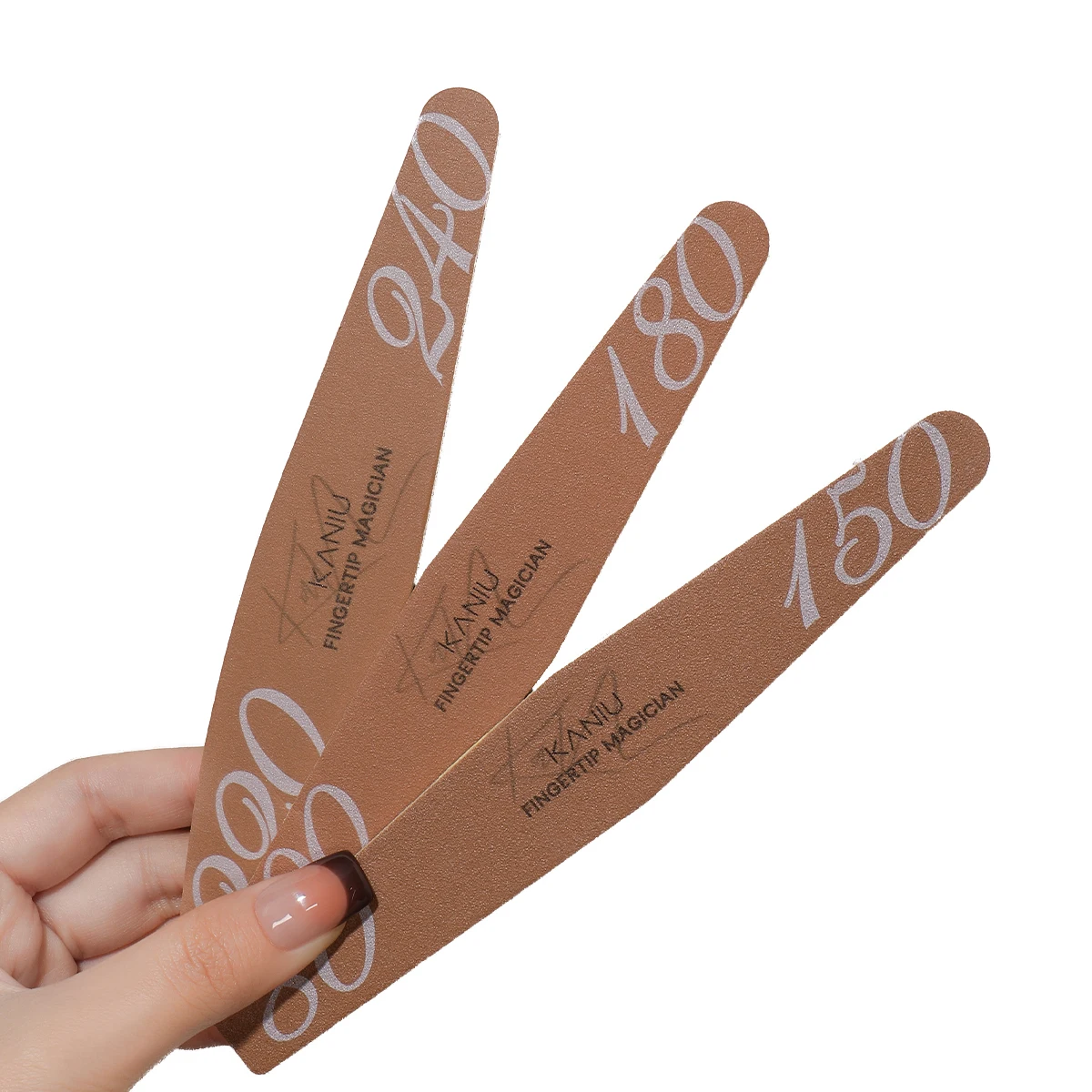 Customized Logo OEM durable Large particle Nail File 100/180 Grit Nail Tools polishing manicure sand Nail salon only