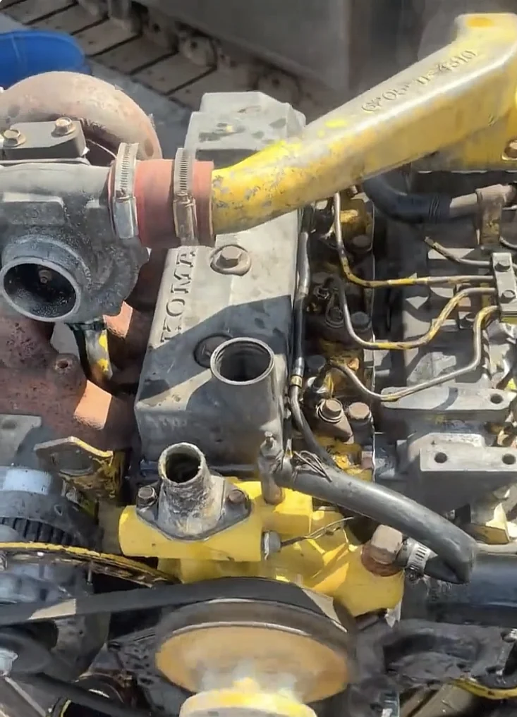 Japan Original Engine pc130-7 4d95 Turbocharger pc120-6 Engine 4d95