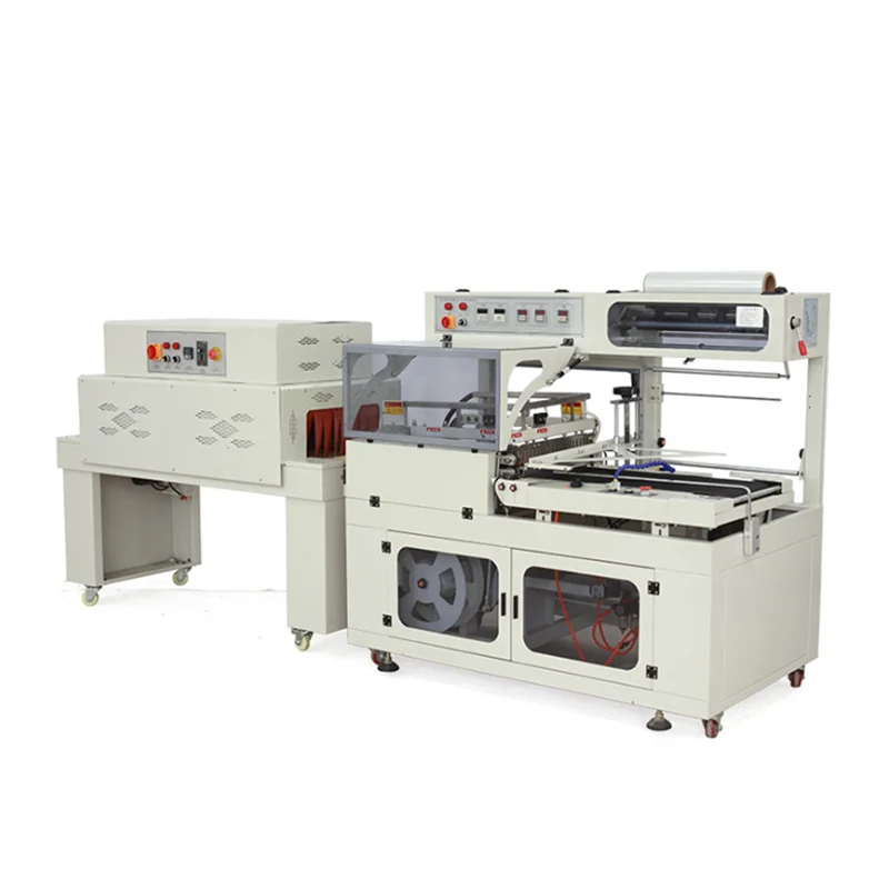 Automatic L Bar Sealer Side Sealing for box sealer with shrink tunnel heat wrapping machine cans