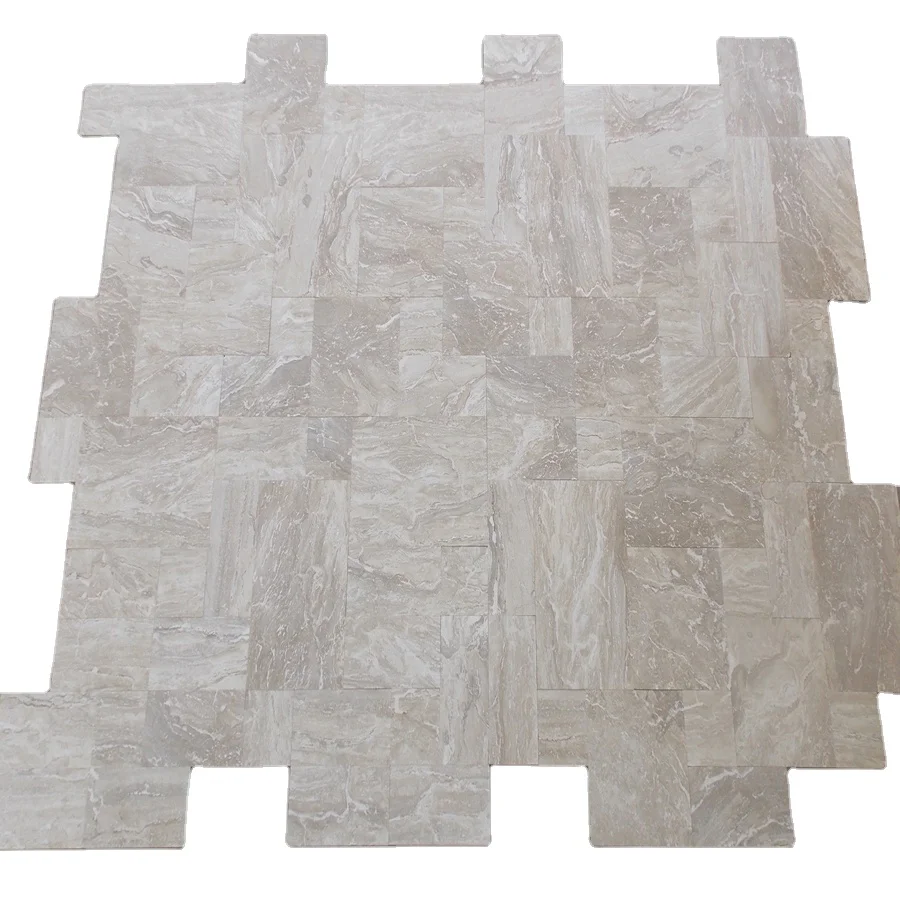 2023 Diana Royal Travertine French Pattern Premium Outdoor Indoor Construction Tile Set Hot Sale Premium Hot Sale Made Turkey