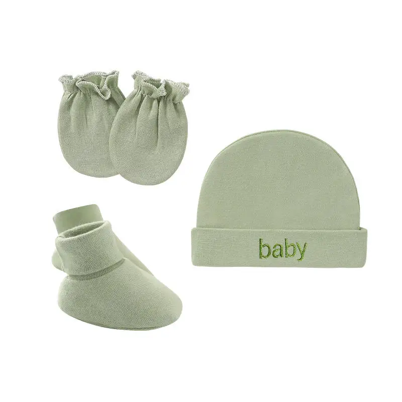 Newborn Hats Socks 100% Cotton Baby Infant Beanie Hat